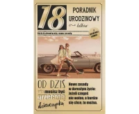 Greeting card 18th Birthday, Couple with car, 13x20.5 cm